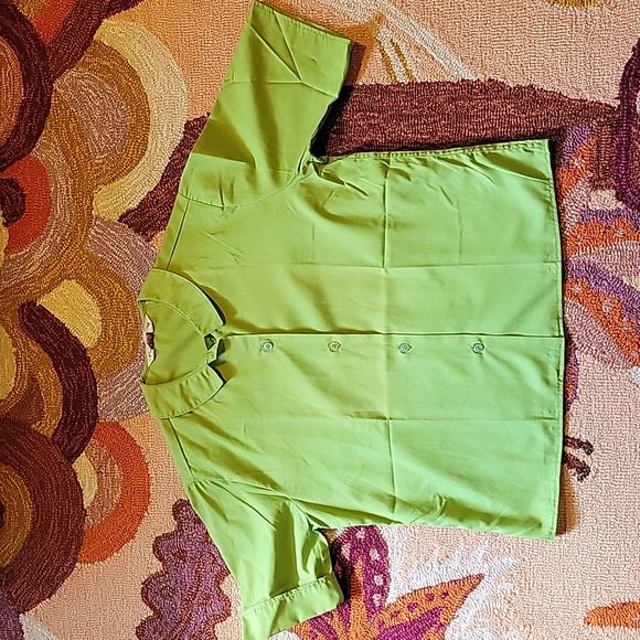 Vintage PermPress Green Top NWOT - Picture 11 of 15